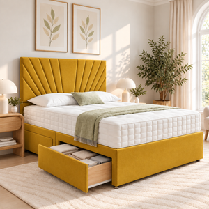 Plush Velvet Mustard