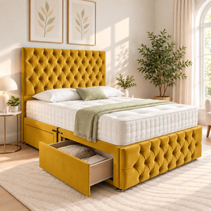 Plush Velvet Mustard