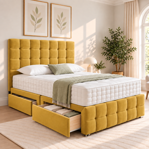 Plush Velvet Mustard